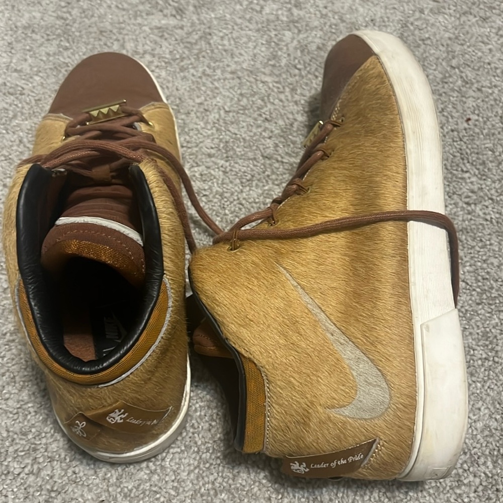 Lebron Lions mane shoes